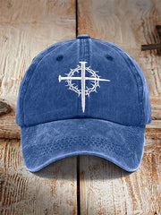 Unisex Cross Faith Print Hat
