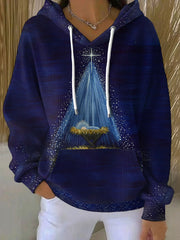 Women's Portugal Christian Faith Christmas Printed Hoodie