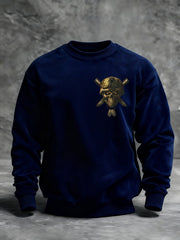 Men's Put On The Full Armor Of God Printed Casual Sweatshirt