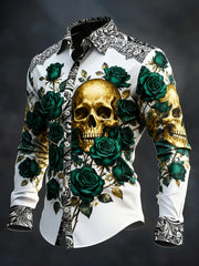 Men's Gothic Dark Skull Shirt