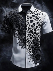 Men's Vintage Skull Short Sleeve Shirt