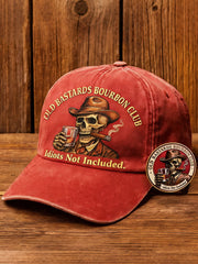 'old bastards bourbon club' unisex hats
