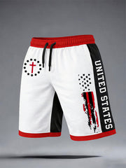 Men's USA Christian Shorts