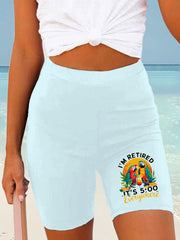 Women's beach vacation Day Printed Shorts