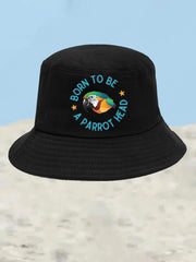 Unisex Born to Be a Parrot Head Print Hat
