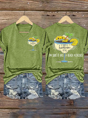 Women's beach vacation Day Iron On Short Sleeve T-Shirt