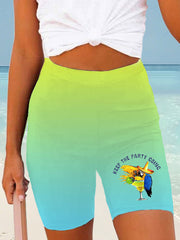 Women's beach vacation Day Printed Shorts