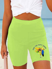 Women's beach vacation Day Printed Shorts