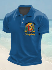 Men's It‘s 5 O'clock Everywhere Ptinted polo shirt