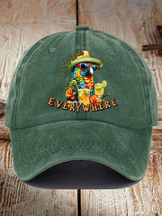 Unisex It‘s 5 O'clock Everywhere Print Casual Print Hat