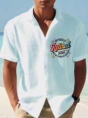 Men's beach vacation Day Waffle Shirt