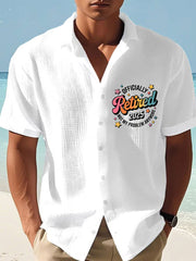 Men's beach vacation Day Waffle Shirt