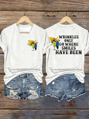 Women's beach vacation Day Iron On Short Sleeve T-Shirt