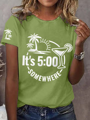 Women's It‘s 5 O'clock Somewhere Casual Tee