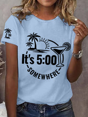 Women's It‘s 5 O'clock Somewhere Casual Tee