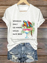 Women's beach vacation Day Iron On Short Sleeve T-Shirt