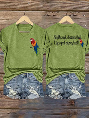 Women's beach vacation Day short-sleeved T-shirt