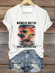 Women's beach vacation Day Iron On Short Sleeve T-Shirt