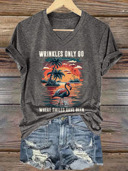 Women's beach vacation Day Iron On Short Sleeve T-Shirt