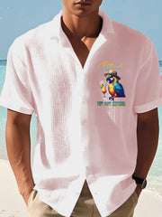 Men's beach vacation Day Printed Short Shirt