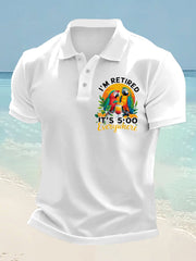 Men's beach vacation Day short sleeve shirt
