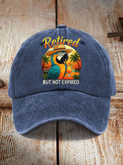 Unisex It's 5 O'clock Everywhere Parrot Print Hat