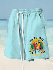 Men's beach vacation Day Printed Shorts