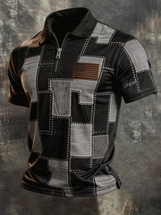 Men's Retro Patriot Print Shirt