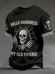 Men's 'hello darkness my old friend' T-shirts