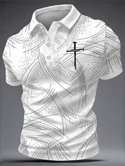 Men's Faith Print Casual Top