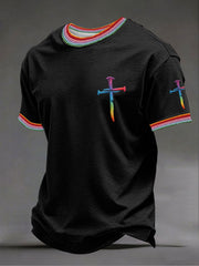 Men's Christian Nail Cross T-Shirts
