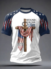 Men's Faith Printed Casual short sleeves t-shirt