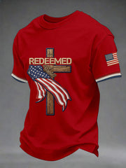 Men's Redeemed Printed Casual T-Shirt