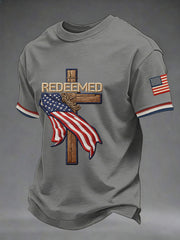 Men's Redeemed Printed Casual T-Shirt