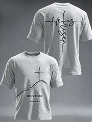 Men's He is Riser MATTHEW 28:6 Tee