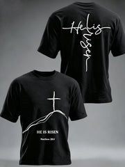 Men's He is Riser MATTHEW 28:6 Tee
