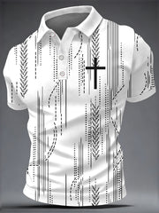 Men's Faith Print Casual Top