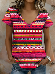 Women's Cinco De Mayo Printed short-sleeved T-shirt