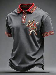 Men's Cinco de Mayo Printed Casual Shirt