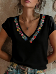 Women's Cinco De Mayo Printed short-sleeved T-shirt