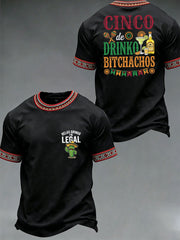 Men's Cinco de Mayo Printed Casual T-Shirt