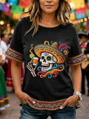 Women's May Fifth Festival Ruffle T-shirt