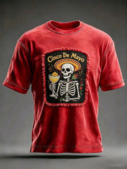Men's Cinco de Mayo Printed Casual T-Shirt