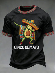 Men's Cinco de Mayo Printed Casual T-Shirt
