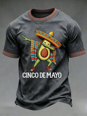 Men's Cinco de Mayo Printed Casual T-Shirt