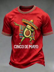 Men's Cinco de Mayo Printed Casual T-Shirt