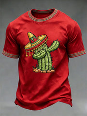 Men's Cinco de Mayo Printed Casual T-Shirt