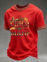 Men's Cinco de Mayo Printed Casual T-Shirt