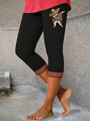 Women's Cinco de Mayo Print Casual Leggings