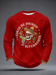 Men's Cinco de Mayo Waffle Long-Sleeve T-Shirt